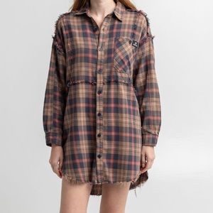 🍂FALL FLANNEL MUST HAVE🍂 BDG Urban Outfitters Callie Rawcheck W Plaid Dress